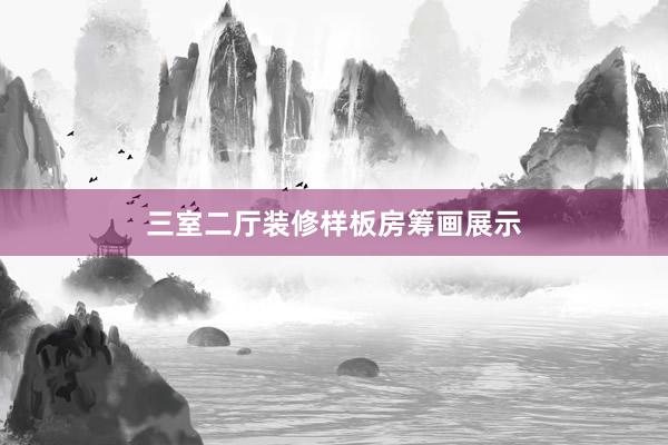 三室二厅装修样板房筹画展示
